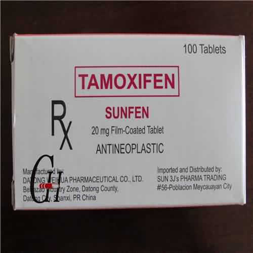 Tamoksifen filmom obložene tablete