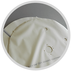 laser cut holes on airbags