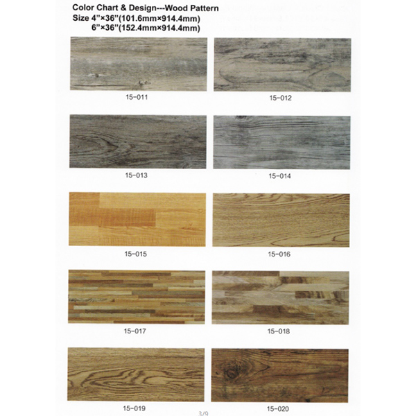 Wood Pattern Vinyl Tile 2