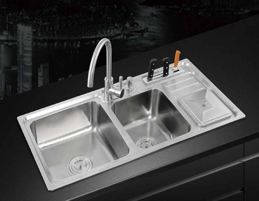 36 undermount granite double bowl kitchen sink