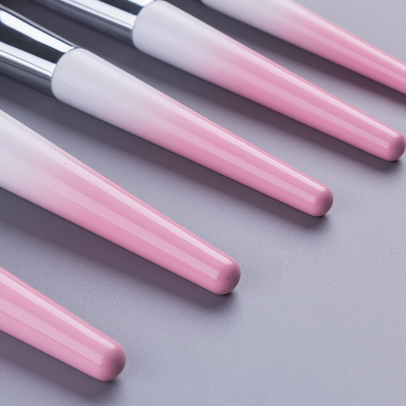 pink makeup brush set OEM