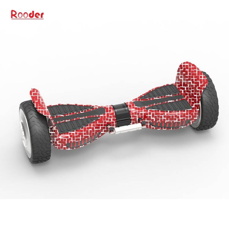best self balancing scooter r808 with 8.5 inch all terrain off road smart balance wheels auto balance removable samsung battery pull rod dual bluetooth speaker (2)