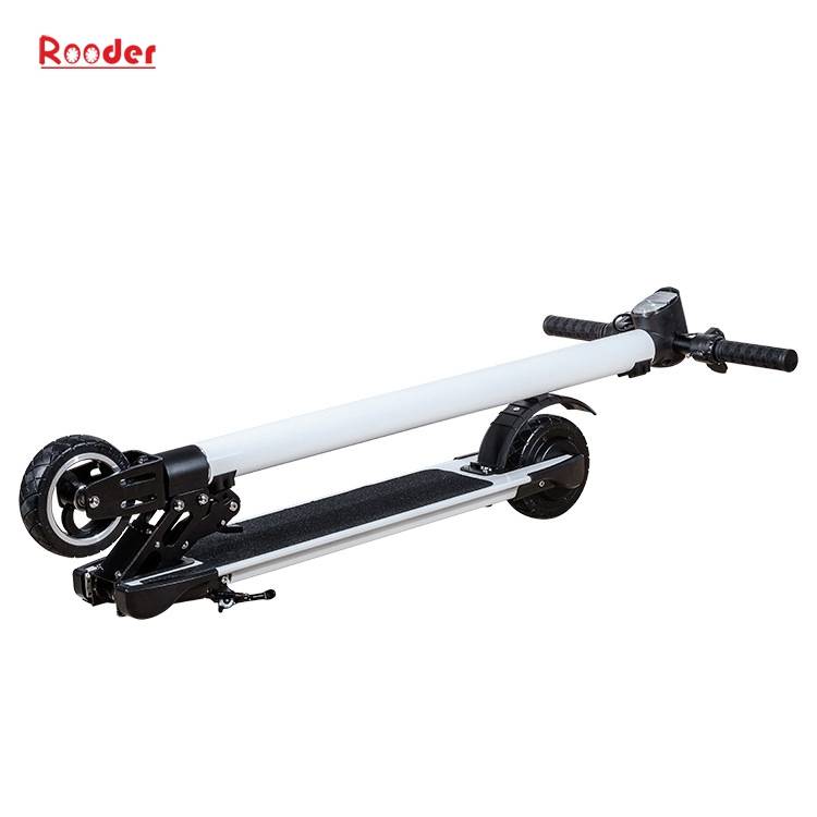two wheel standing electric scooter with lithium battery 5.5 inch motor foldable aluminum alloy body from rooder supplier manufacturer factory exporter company (5)