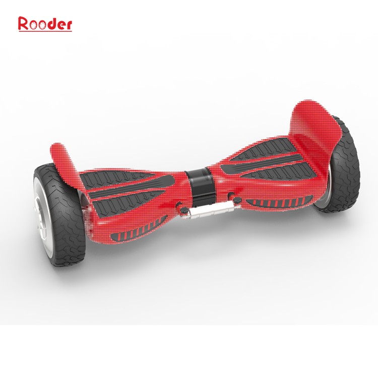 best self balancing scooter r808 with 8.5 inch all terrain off road smart balance wheels auto balance removable samsung battery pull rod dual bluetooth speaker (20)
