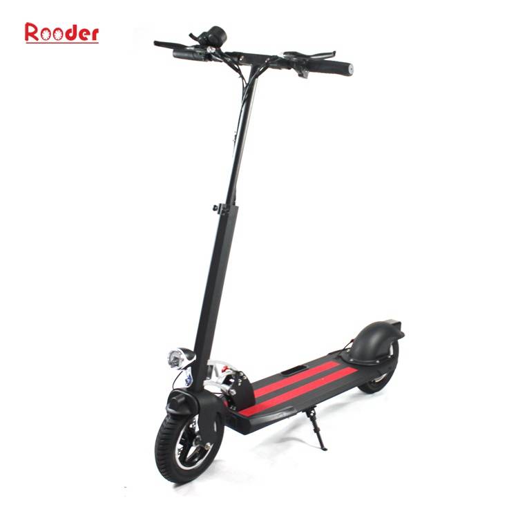 electric kick scooter r803t with 10 inch wheels 36v lithium battery 500w brushless motror max speed 40kmh from rooder electric kick scooter supplier factory  (8)