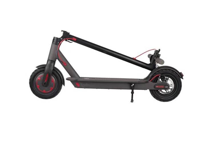 foldable electric mobility scooter r803x with two 8.5 inch wheels lithium battery front rear led light from Rooder foldable electric mobility scooter supplier  (5)