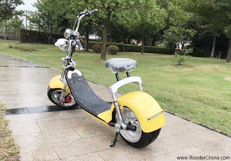 2018 li-ion battery electric scooter r804a whit high quality citycoco harley 1000w motor front rear shock absorption brake light turning light and rearview mirrors (20)