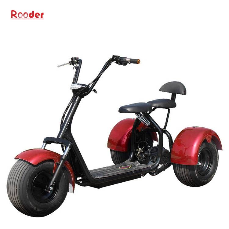 3 wheel electric scooter r804t with fat tire 60v lithium battery 1000w motor customized speed skillful colors black white red green pink yellow orange graffiti (1)