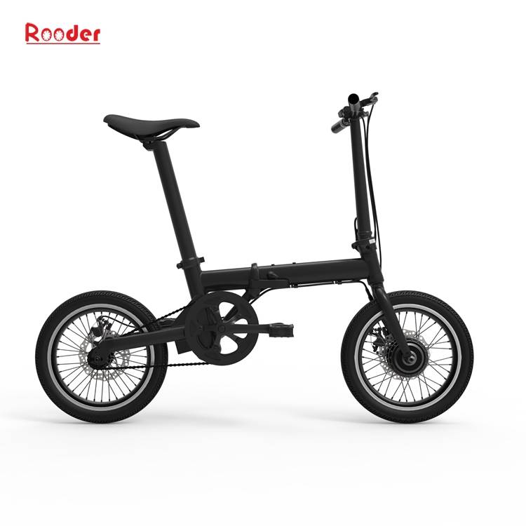 china electric bike with 16 inch tires aluminum alloy frame and removable lithium battery 14kgs only from Rooder china lightweight electric bike manufacturers (6)