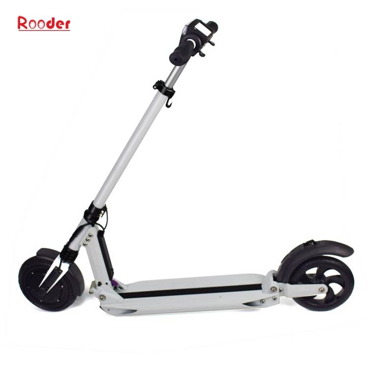 folding electric scooter for adult with 8 inch brushless motor wheel lcd screen black white blue color for sale from folding electric scooter factory supplier exporter company (2)
