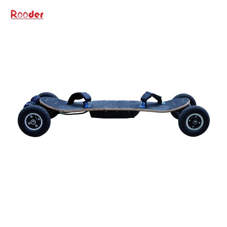 smart balance electric skateboard with four off road wheels dual brushless belt motors for adult from rooder smart balance electric skateboard supplier factory (2)