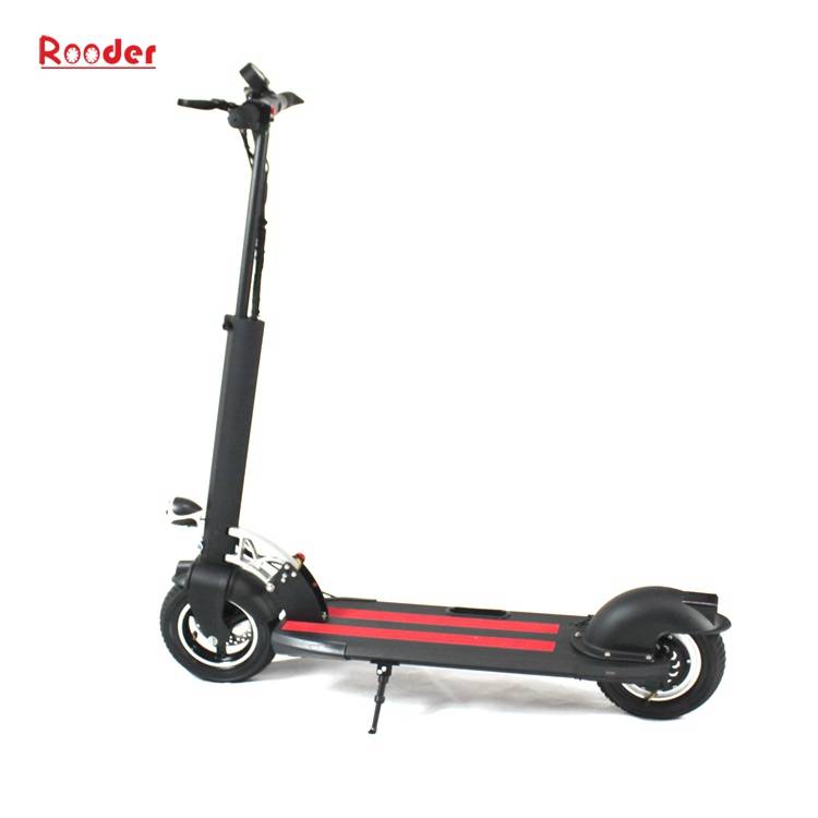 electric kick scooter r803t with 10 inch wheels 36v lithium battery 500w brushless motror max speed 40kmh from rooder electric kick scooter supplier factory  (1)