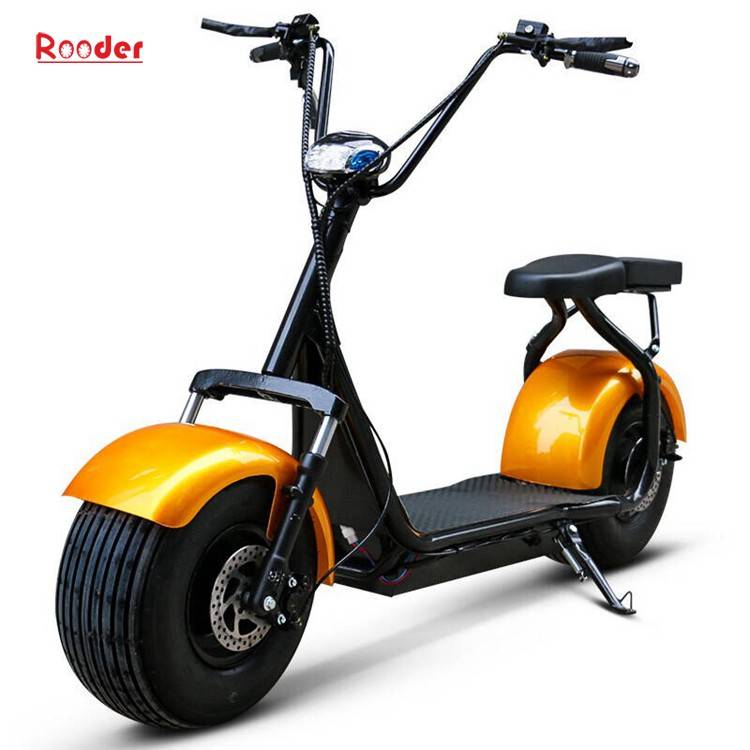 citycoco harley electric scooter r804 with CE 1000w 60v lithium battery and 2 big wheel fat tire for adult from China cheap city coco harley electric motorcycle bike Rooder factory (26)