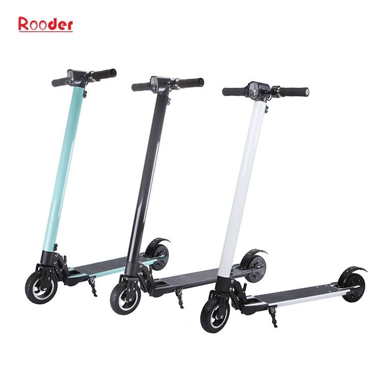 two wheel standing electric scooter with lithium battery 5.5 inch motor foldable aluminum alloy body from rooder supplier manufacturer factory exporter company (1)