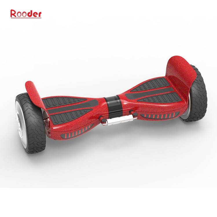best self balancing scooter r808 with 8.5 inch all terrain off road smart balance wheels auto balance removable samsung battery pull rod dual bluetooth speaker (9)