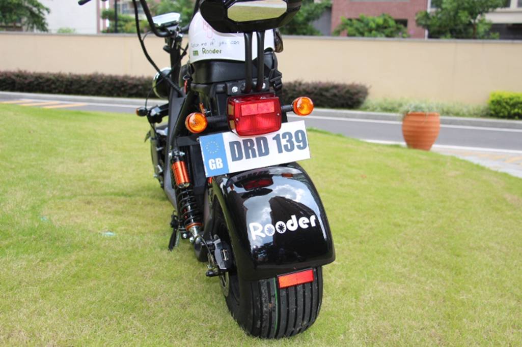 Rooder COC approval e scooter harley citycoco with removable battery