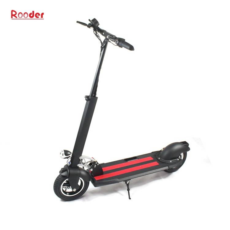 electric kick scooter r803t with 10 inch wheels 36v lithium battery 500w brushless motror max speed 40kmh from rooder electric kick scooter supplier factory  (6)