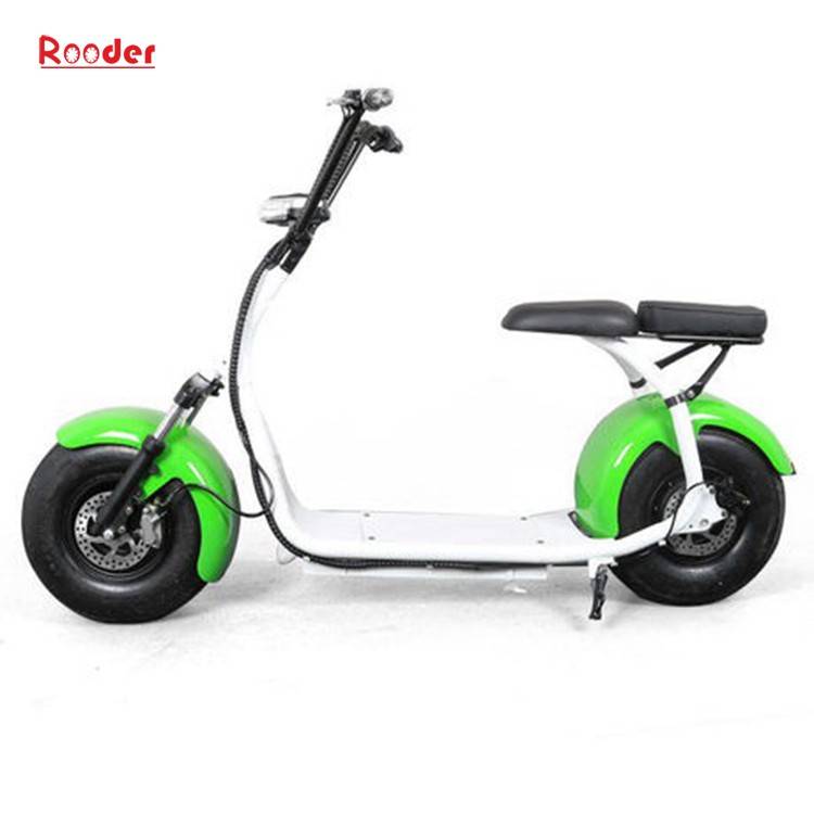 citycoco harley electric scooter r804 with CE 1000w 60v lithium battery and 2 big wheel fat tire for adult from China cheap city coco harley electric motorcycle bike Rooder factory (22)