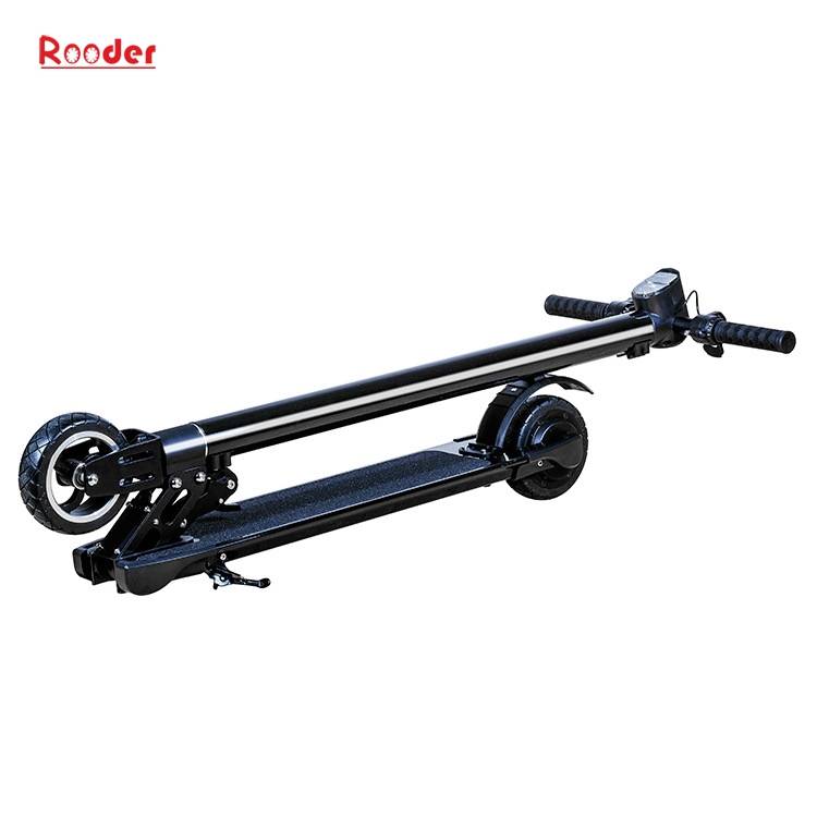 two wheel standing electric scooter with lithium battery 5.5 inch motor foldable aluminum alloy body from rooder supplier manufacturer factory exporter company (7)
