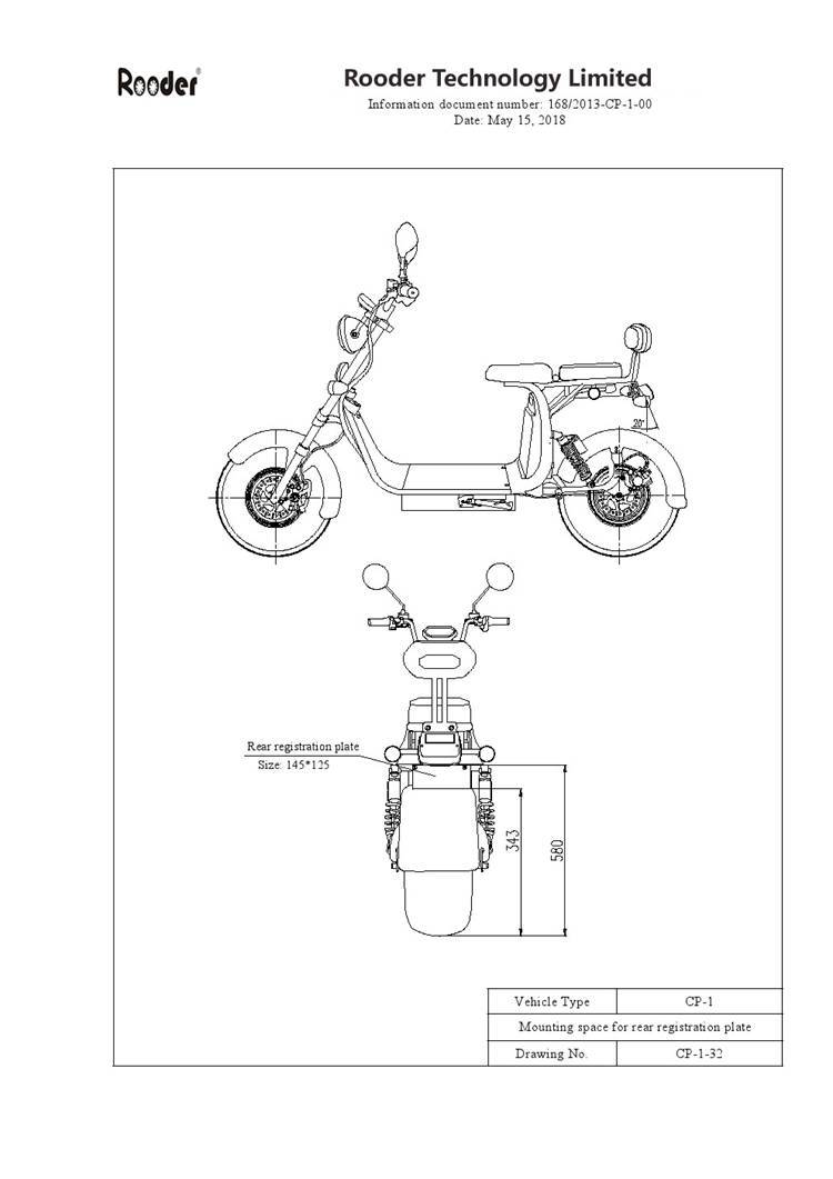 EEC citycoco harley scooter with double removable battery design from ...