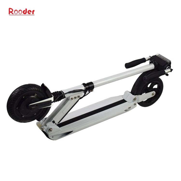 folding electric scooter for adult with 8 inch brushless motor wheel lcd screen black white blue color for sale from folding electric scooter factory supplier exporter company (3)