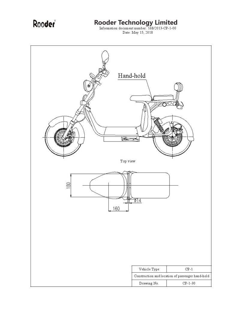 EEC citycoco harley scooter with double removable battery design from ...