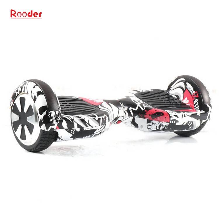 two wheels smart self balancing scooters r8 with 6.5 inch smart blance wheel lg samsung battery bluetooth bag taotao app and graffiti camouflage chrome colors (58)