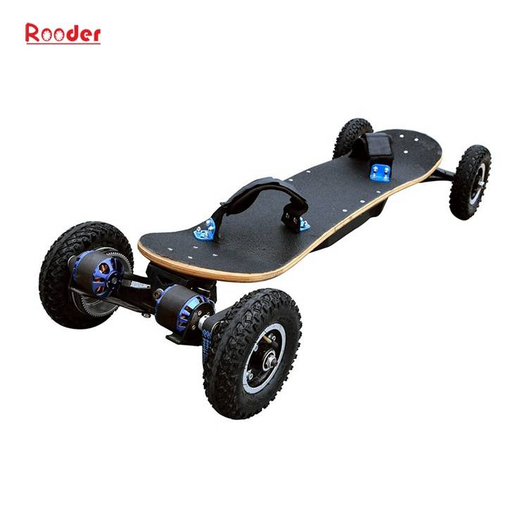 smart balance electric skateboard with four off road wheels dual brushless belt motors for adult from rooder smart balance electric skateboard supplier factory (1)