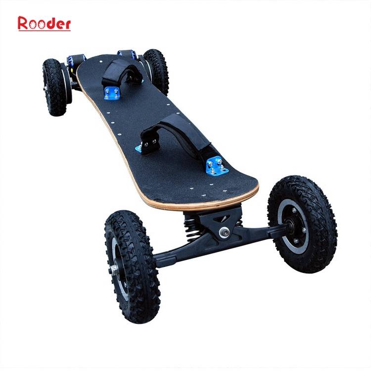 smart balance electric skateboard with four off road wheels dual brushless belt motors for adult from rooder smart balance electric skateboard supplier factory (5)