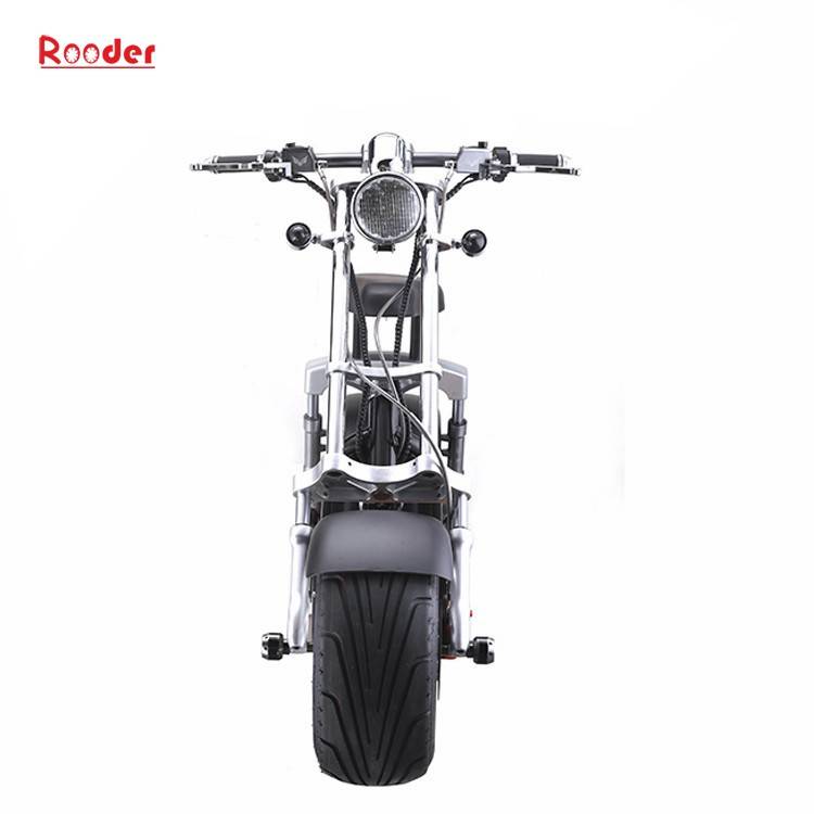 2018 li-ion battery electric scooter r804a whit high quality citycoco harley 1000w motor front rear shock absorption brake light turning light and rearview mirrors (4)