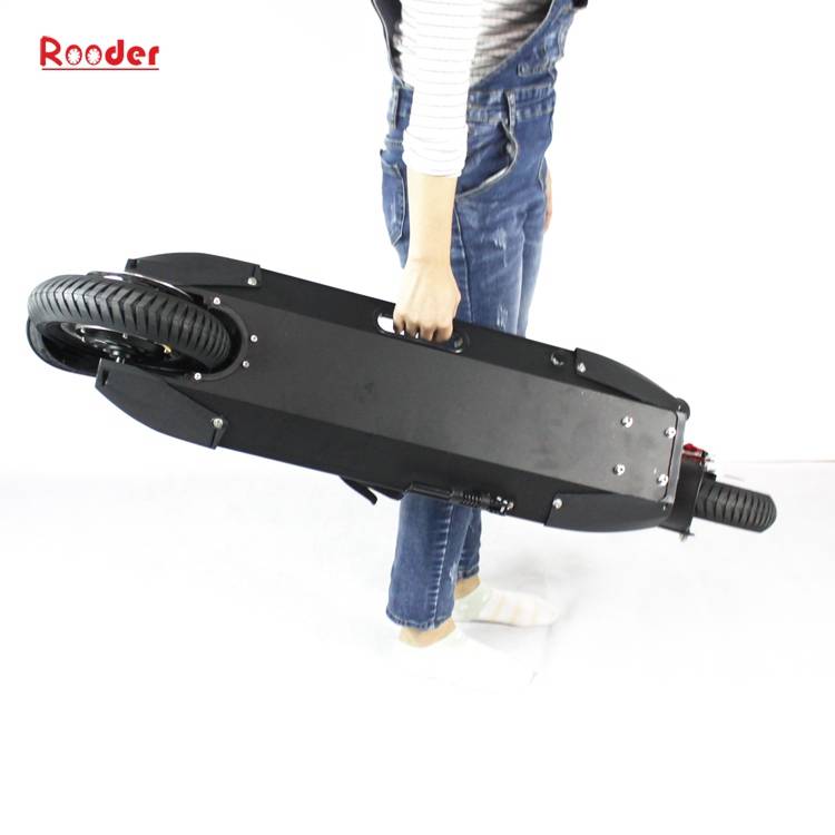 electric kick scooter r803t with 10 inch wheels 36v lithium battery 500w brushless motror max speed 40kmh from rooder electric kick scooter supplier factory  (15)