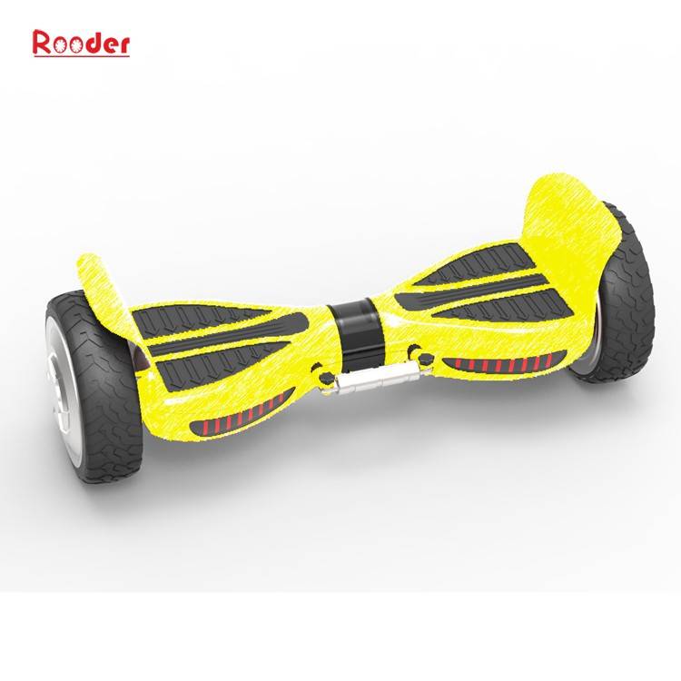 best self balancing scooter r808 with 8.5 inch all terrain off road smart balance wheels auto balance removable samsung battery pull rod dual bluetooth speaker (3)