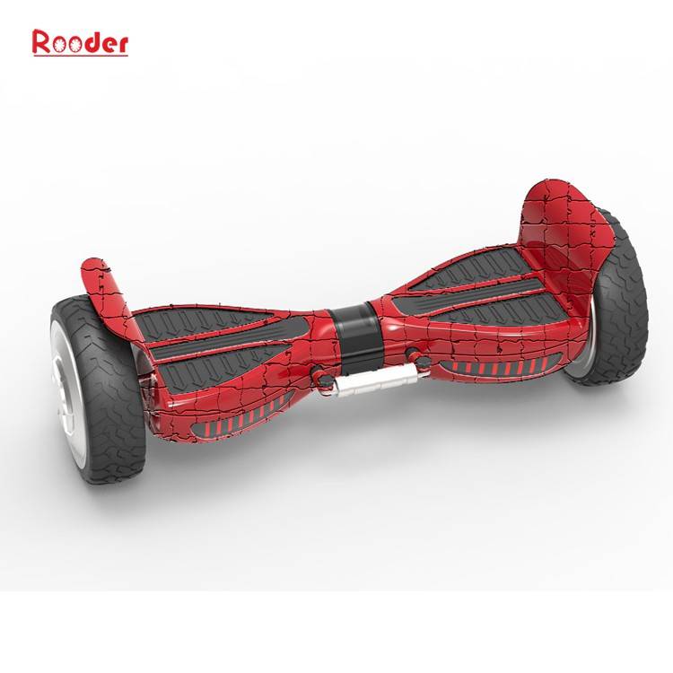 best self balancing scooter r808 with 8.5 inch all terrain off road smart balance wheels auto balance removable samsung battery pull rod dual bluetooth speaker (8)