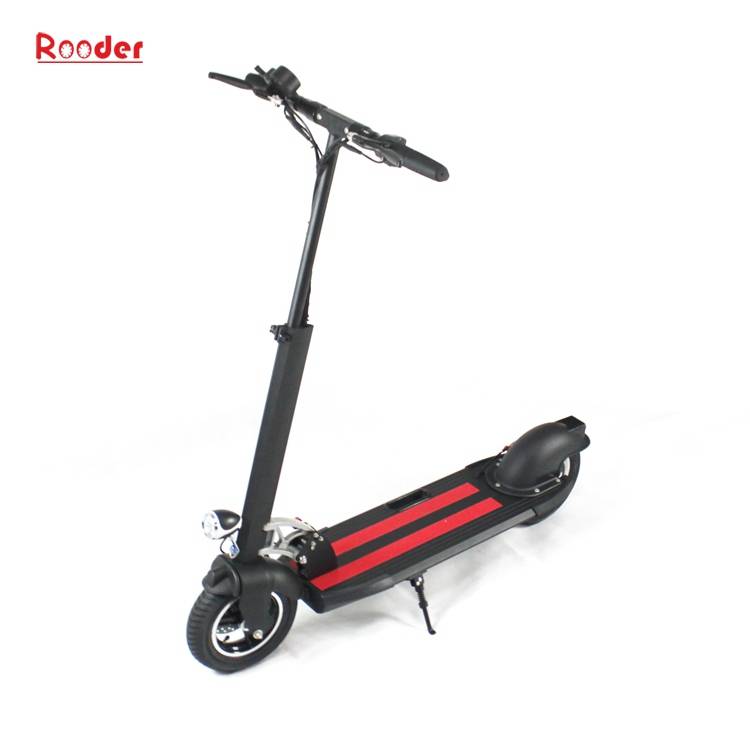 electric kick scooter r803t with 10 inch wheels 36v lithium battery 500w brushless motror max speed 40kmh from rooder electric kick scooter supplier factory  (4)