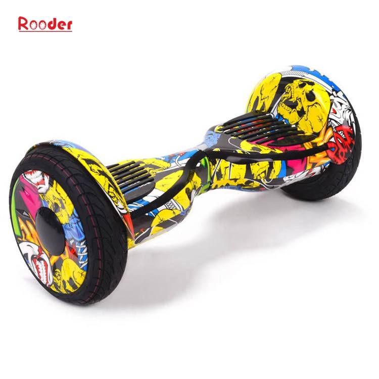 electric scooter hoverboard r807h with 10 inch off road xiaomi wheel front rear led light for sale from Rooder technolgoy electric scooter hoverboard factory (1)