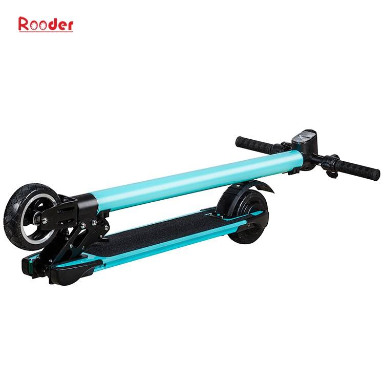 two wheel standing electric scooter with lithium battery 5.5 inch motor foldable aluminum alloy body from rooder supplier manufacturer factory exporter company (9)