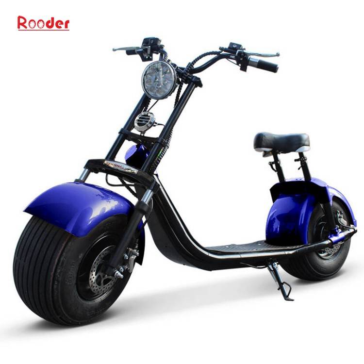 2 wheel adult electric scooter with ce fcc rohs certification front shock absorber fat tire 1000w motor 48v 60v 72v lithium battery from harley city coco manufacturer (5)