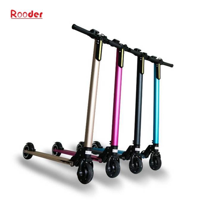 2 wheels scooter r803a for adulsts with 5.5 inch tire folding aluminum alloy 36v lithium battery wholesale price from Rooder 2 wheels scooter factory supplier (1)
