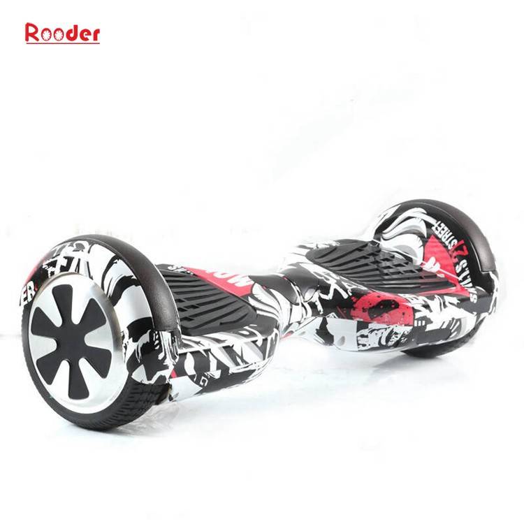 two wheels smart self balancing scooters r8 with 6.5 inch smart blance wheel lg samsung battery bluetooth bag taotao app and graffiti camouflage chrome colors (63)