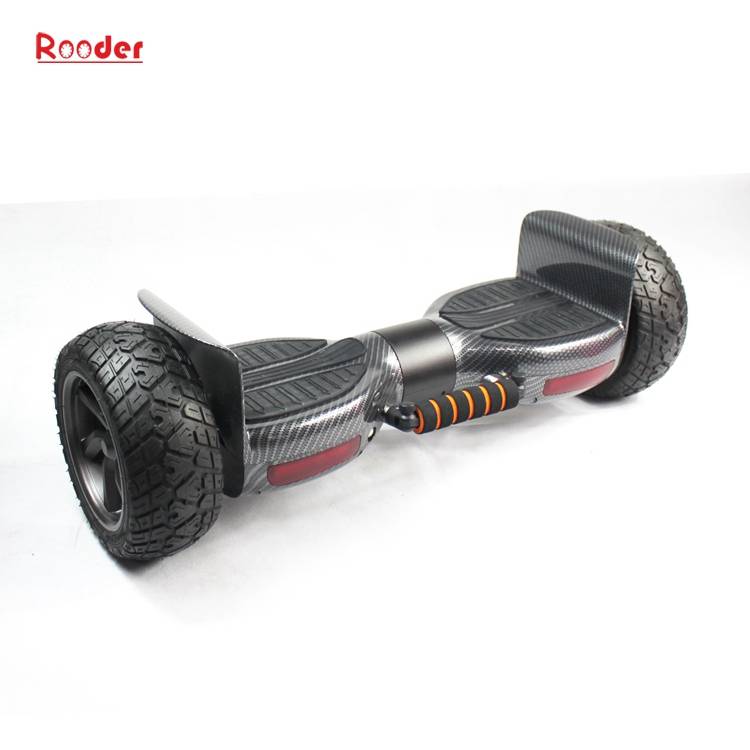 2 wheel hoverboard r808 with off rod all terrain smart wheels lithium battery auto balance pull rod dual bluetooth speaker from Rooder 2 wheel hoverboard factory (5)