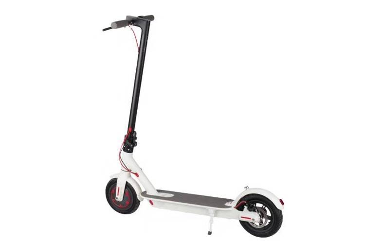 foldable electric mobility scooter r803x with two 8.5 inch wheels lithium battery front rear led light from Rooder foldable electric mobility scooter supplier  (6)