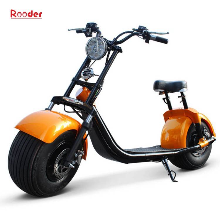 2 wheel adult electric scooter with ce fcc rohs certification front shock absorber fat tire 1000w motor 48v 60v 72v lithium battery from harley city coco manufacturer (4)