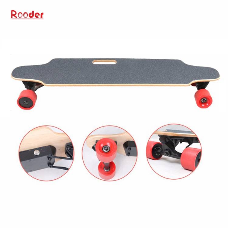 skateboard electric hoverboard r800c with 4 wheel 400w motor remote control for adult from rooder skateboard electric hoverboard factory supplier exporter (5)