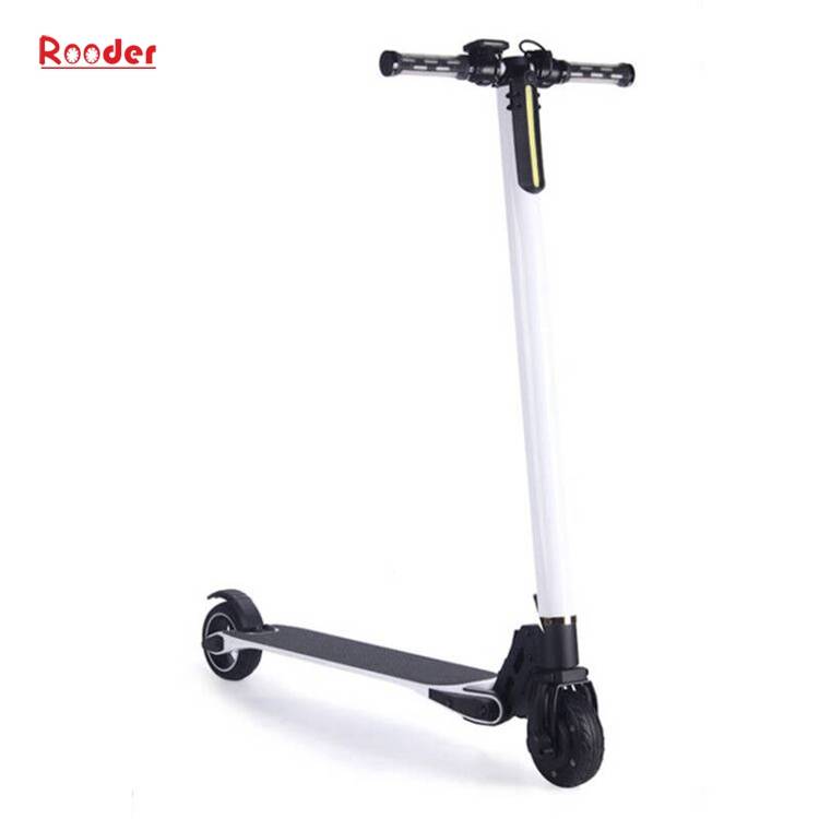 folding carbon scooter with two wheel 5.5 inch motor led light lithium battery from carbon fiber electric scooter factory supplier exporter company manufacturer (5)