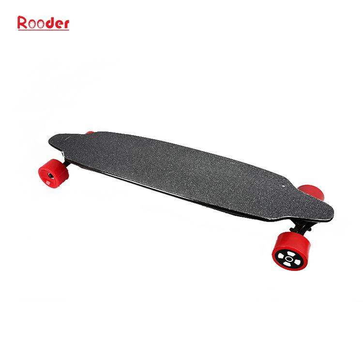electric skateboard 4 wheel with remote control 36v lithium battery black color from electric skateboard 4 wheel factory supplier exporter company manufacturer (1)
