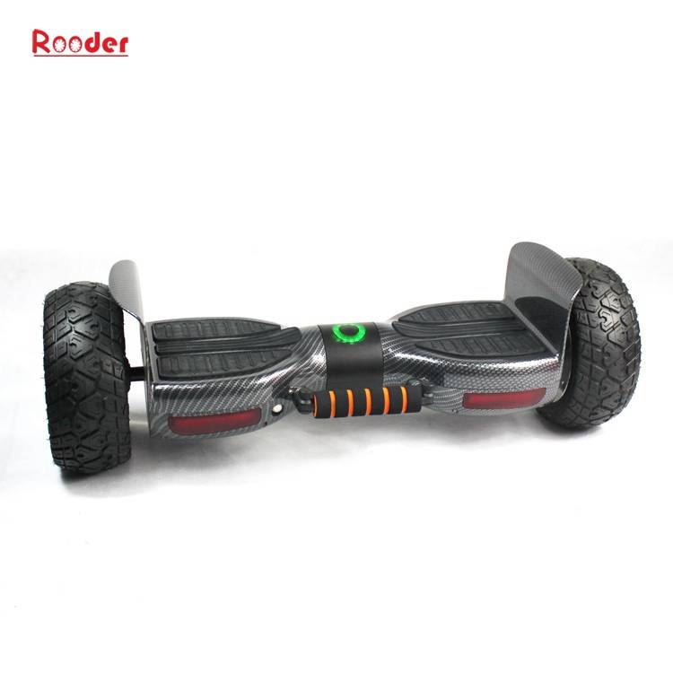 2 wheel hoverboard r808 with off rod all terrain smart wheels lithium battery auto balance pull rod dual bluetooth speaker from Rooder 2 wheel hoverboard factory (7)
