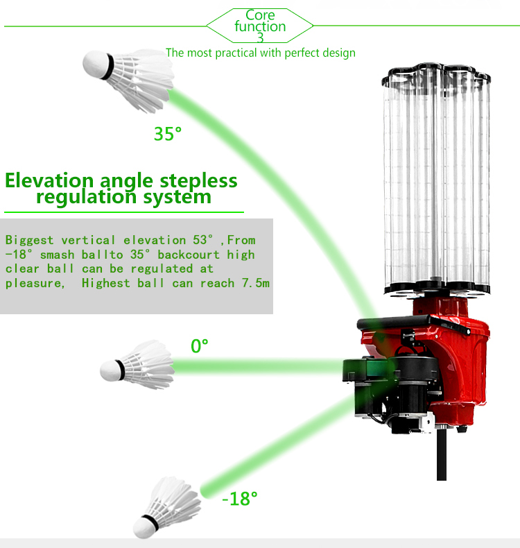 Badminton shuttle clearance machine