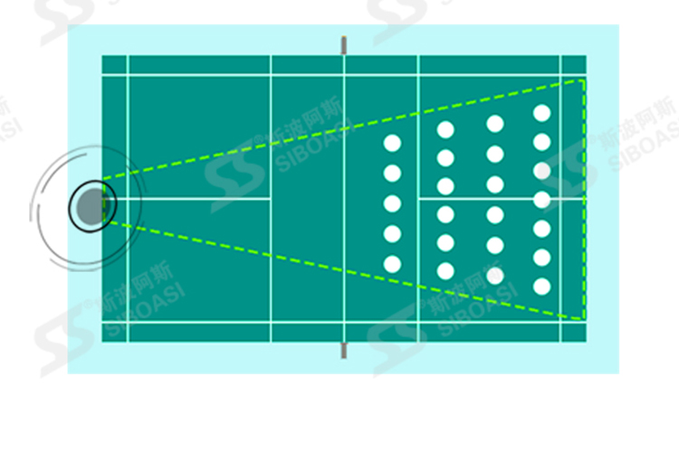 badminton serve machine functions