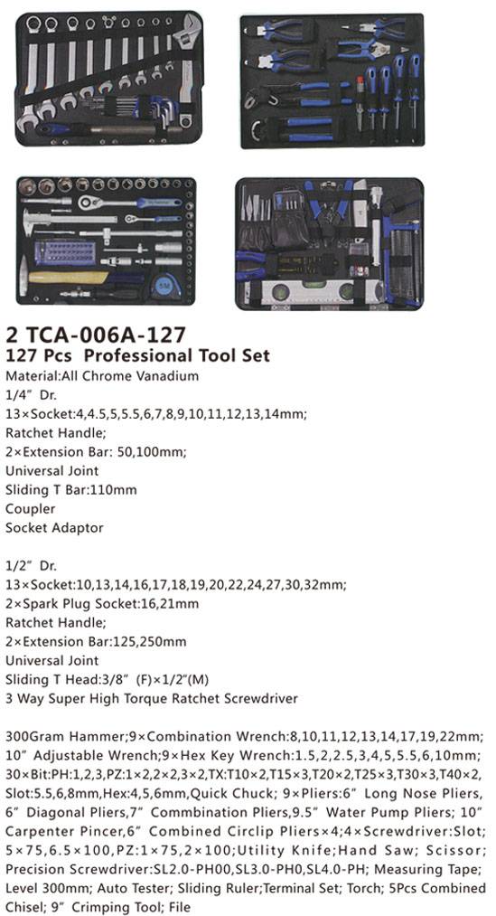 TCA-006A-127 Professional Tool Set-1