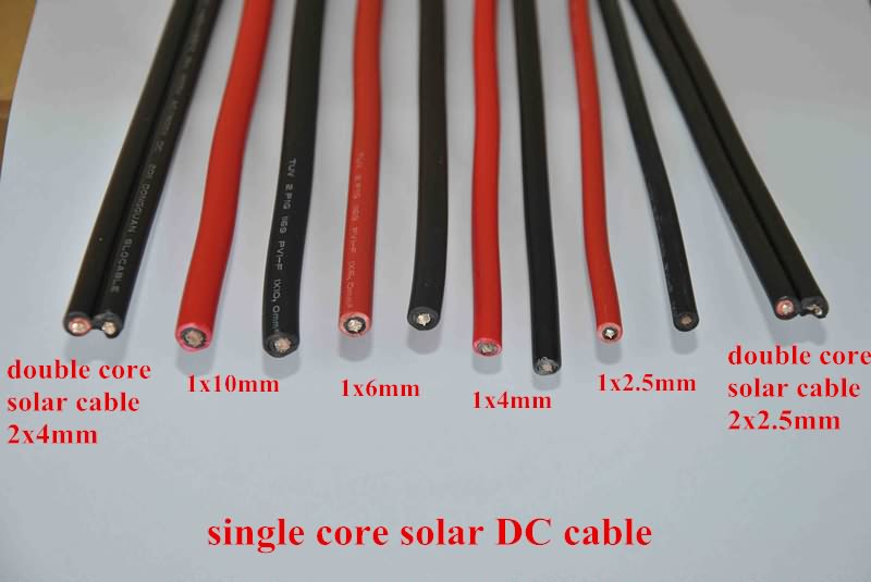 viengyslis saulės nuolatinės srovės kabelis